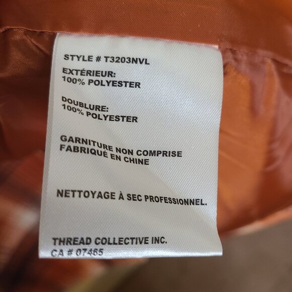 NVLT Plaid Belted Lined Trench Coat - Size Large NWT - Picture 8 of 8